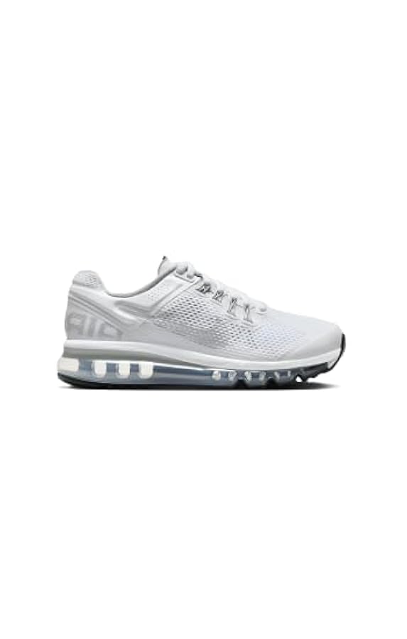 靴 nike air max 2013 llic silver 27.5 Nike Air Max 2013 Metallic Cool Grey Silver Men Casual Shoes